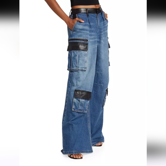 ALICE + OLIVIA Cargo Jeans - Picture 8 of 14